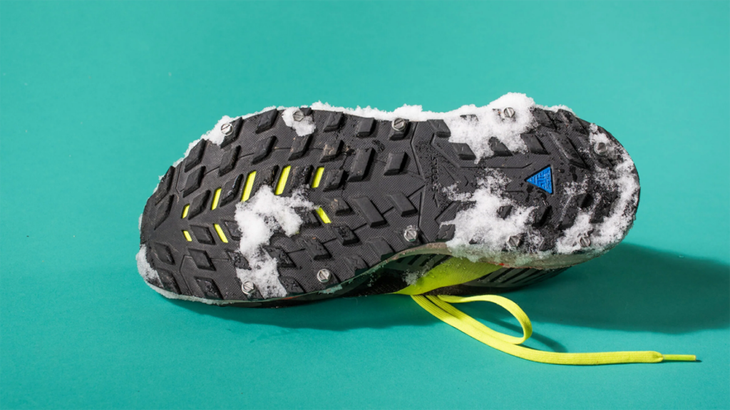 DIY spiked running shoes for winter