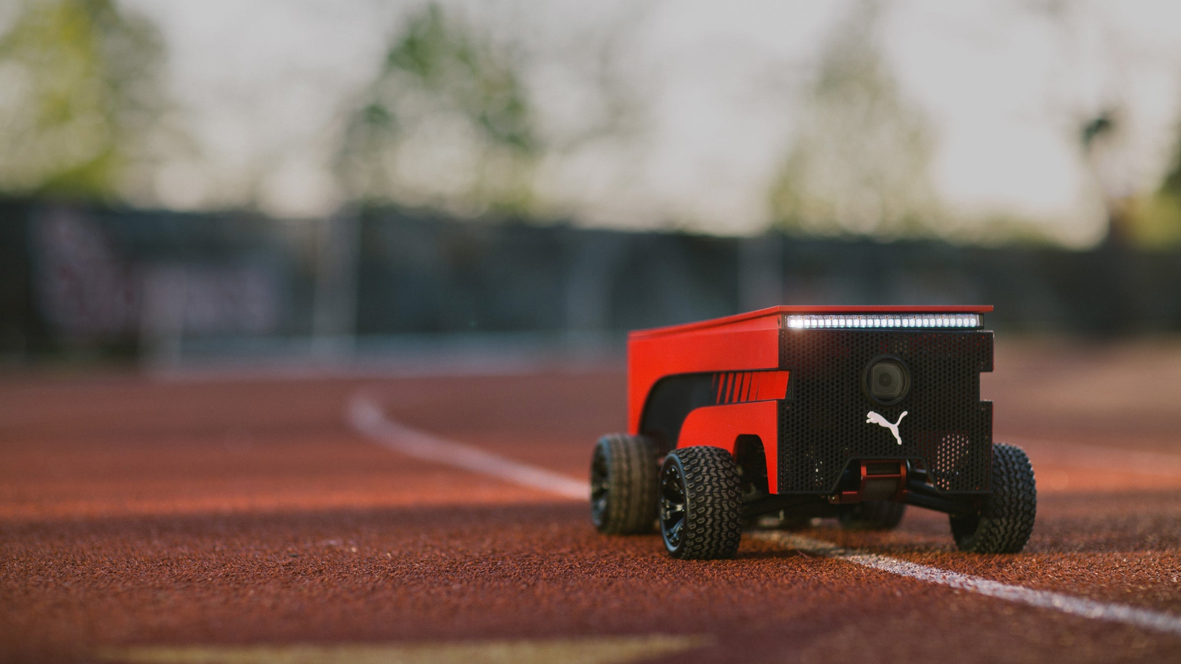 Puma's BeatBot paces runners for as long as they like.