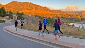 morning running group, Boulder