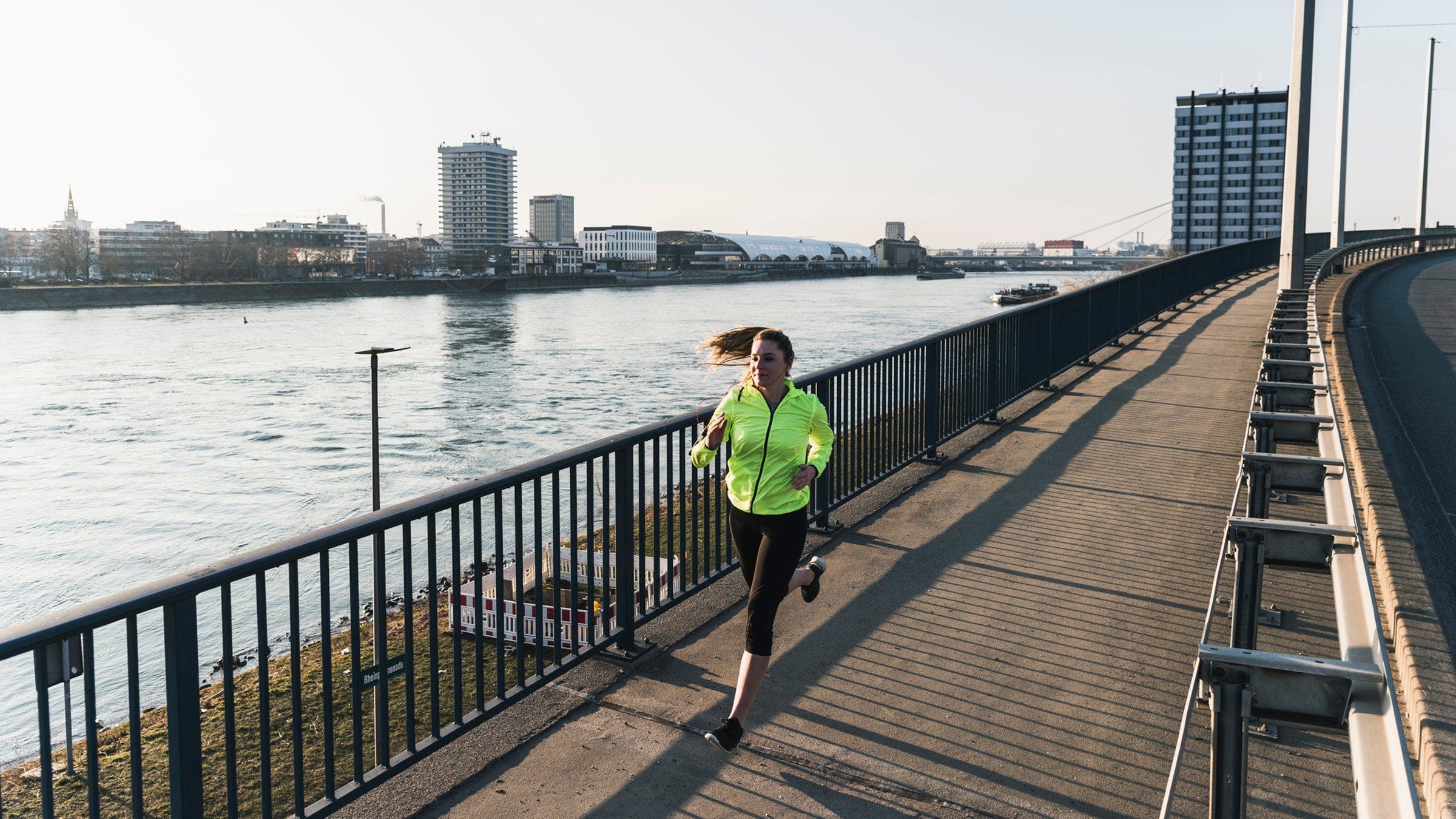 new runner on bridge