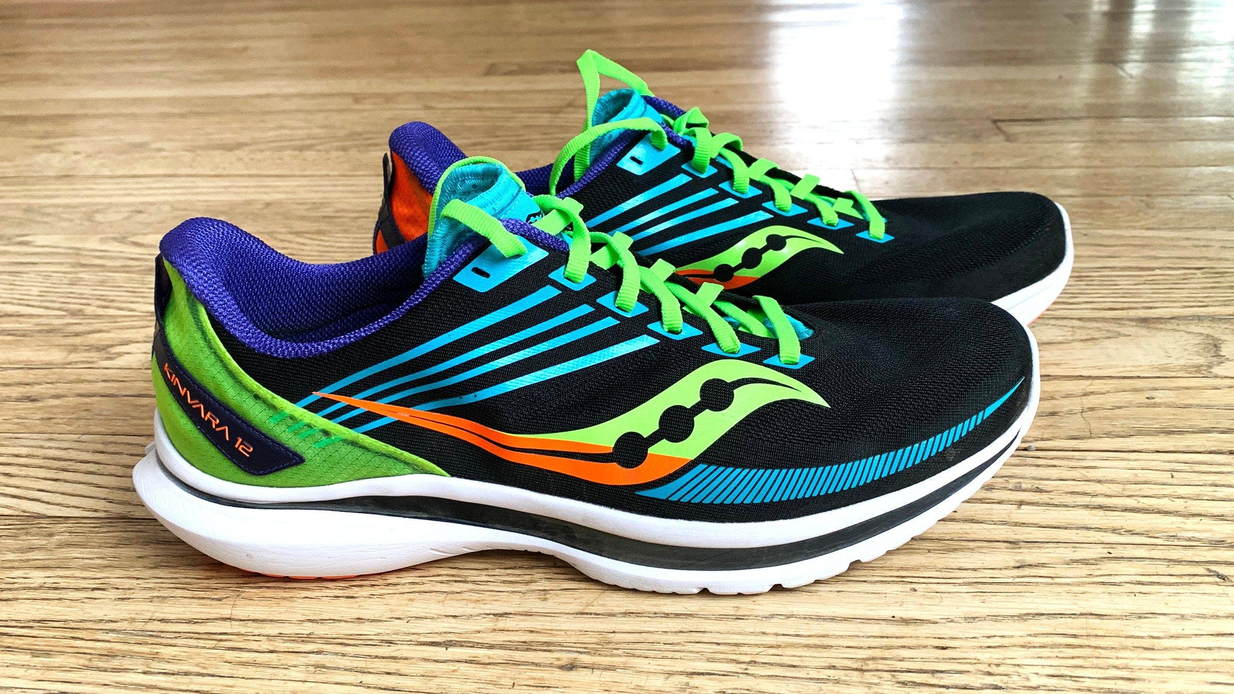 Saucony Kinvara 12 S20619-25 Black Multicolor Running Shoes‎ Sneakers Size 9 Shoe of the Week: Saucony Kinvara 12 main image 3