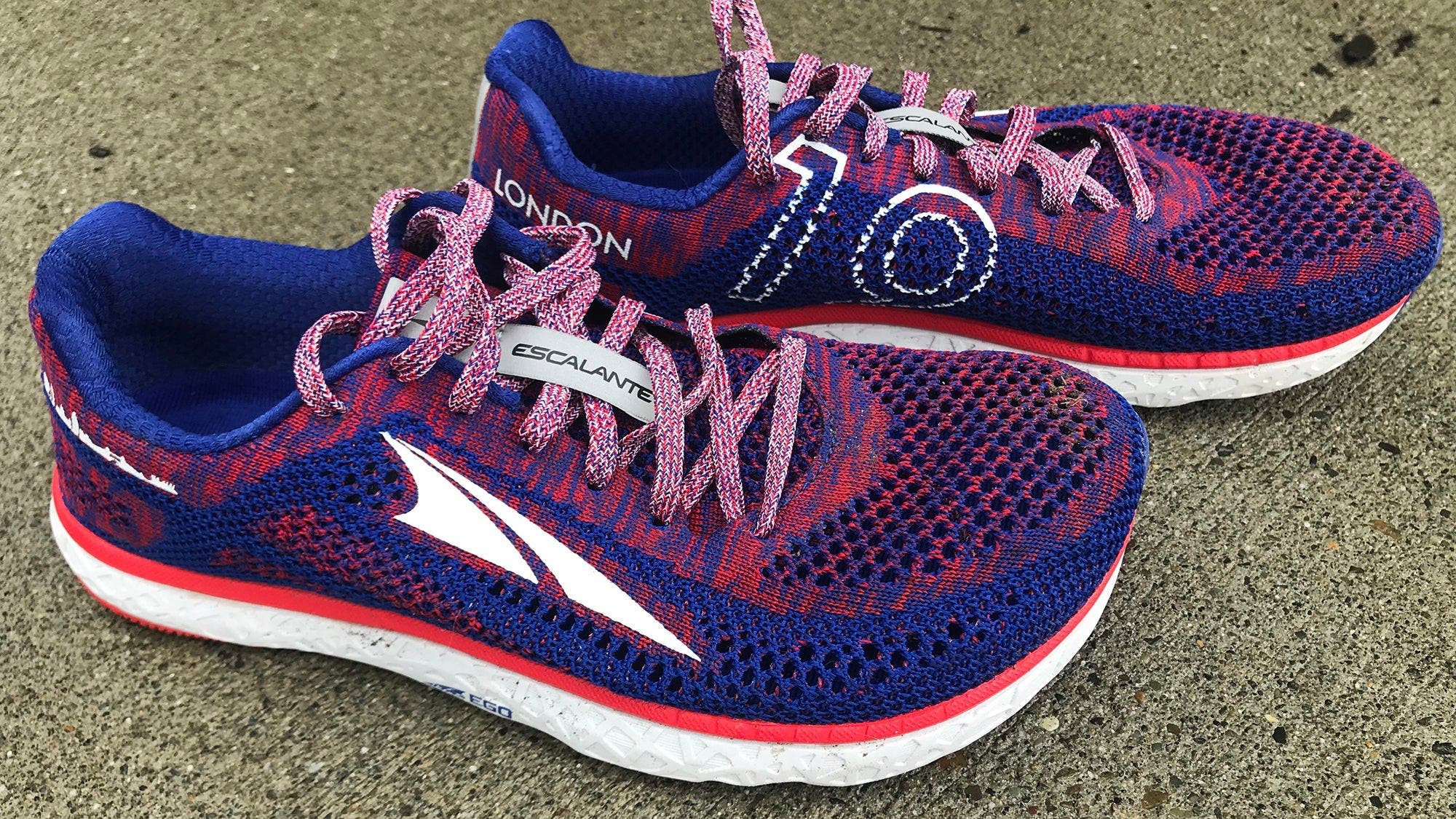 Altra Escalante Racer USA Running Shoes Mens Size 8 Red Blue Knit ALM1933B99D Men main image 4