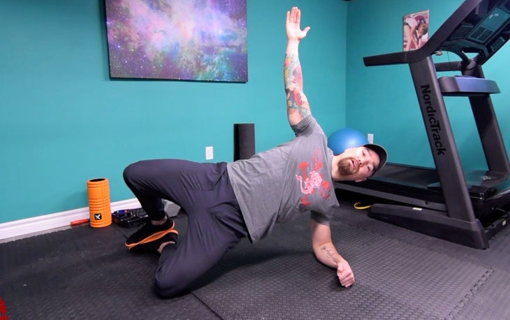 plank clamshell