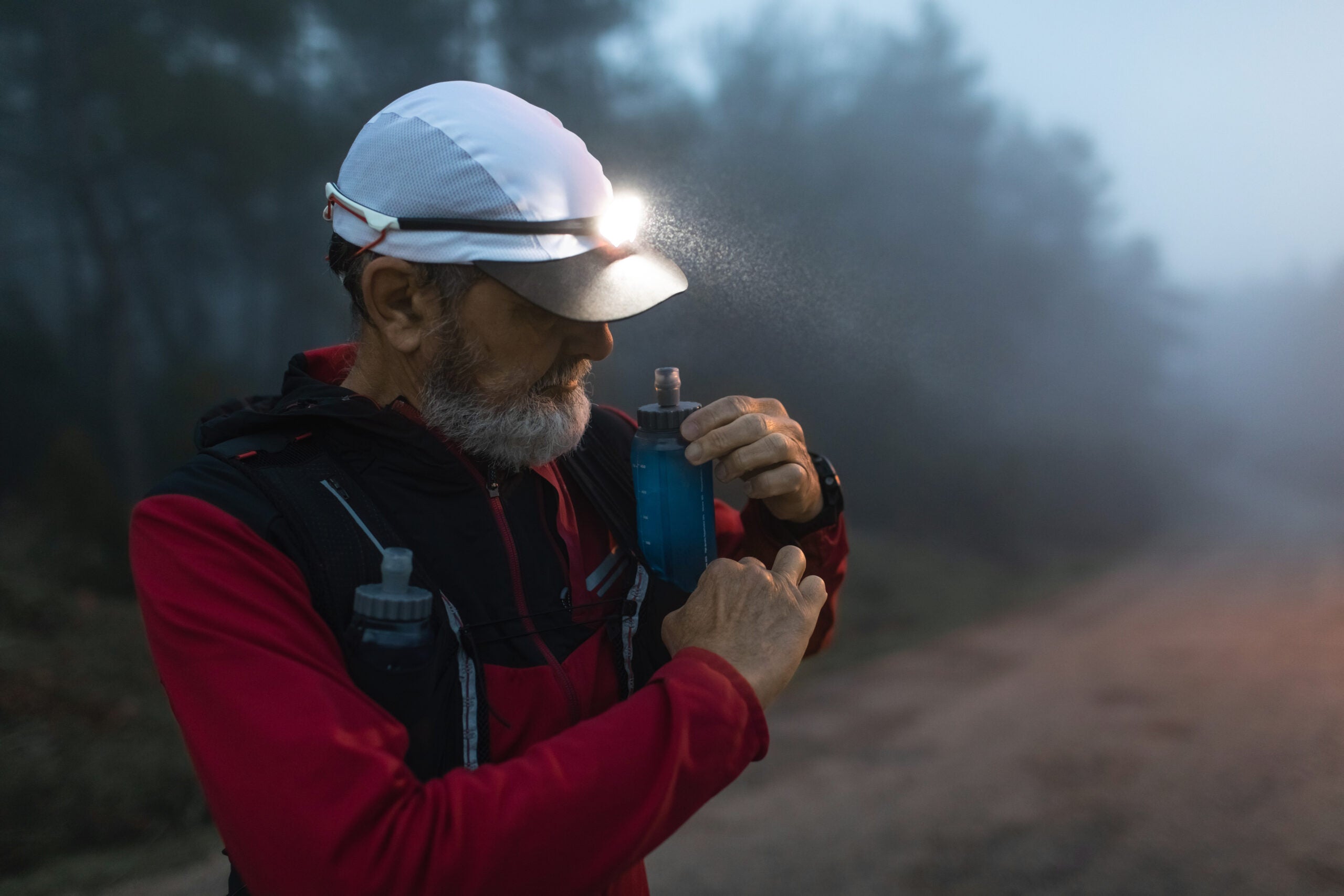 Man finding it hard to fuel running
