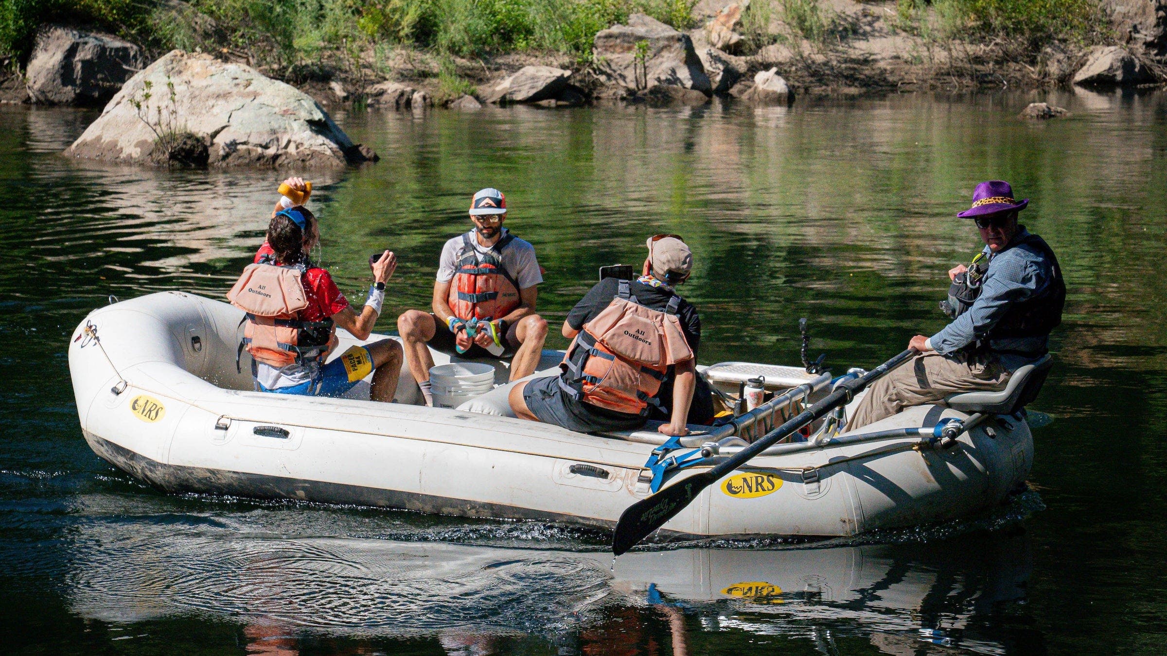 Chunky River Raft Racms Meet the Rucky Chucky Raft Crew of Western States 100