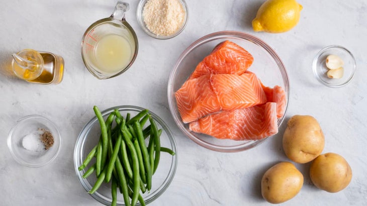 Sheet pan salmon