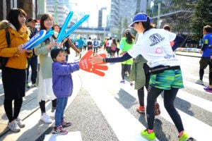 Tokyo Marathon crowds