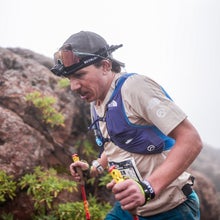 Zach Miller grinds it out in the fog at Transgrancanaria