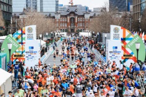 Tokyo Marathon finish line