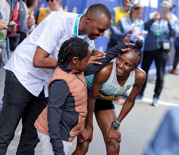 Hellen Obiri 2024 Boston Marathon