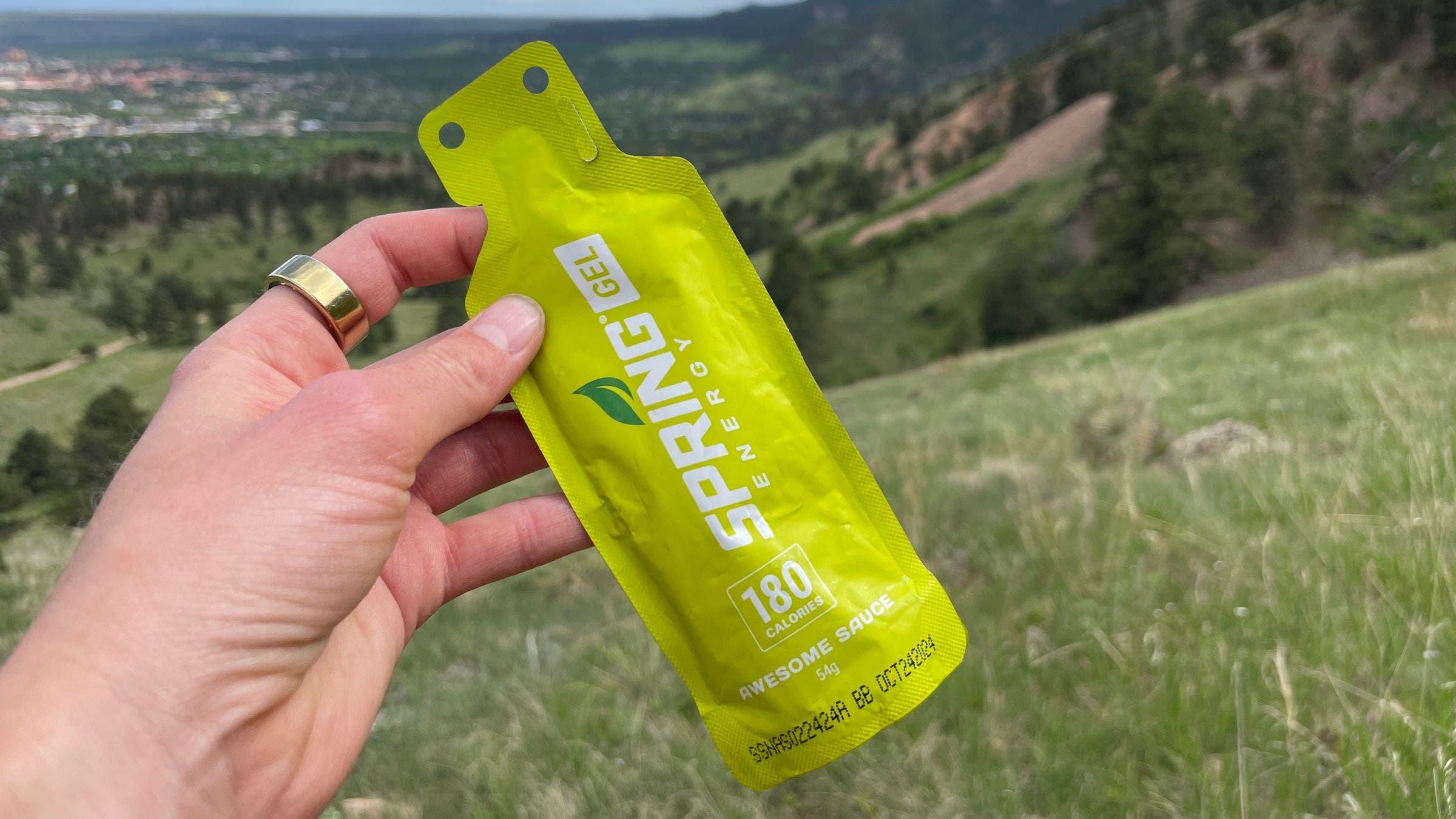 Holding an Awesome Sauce gel