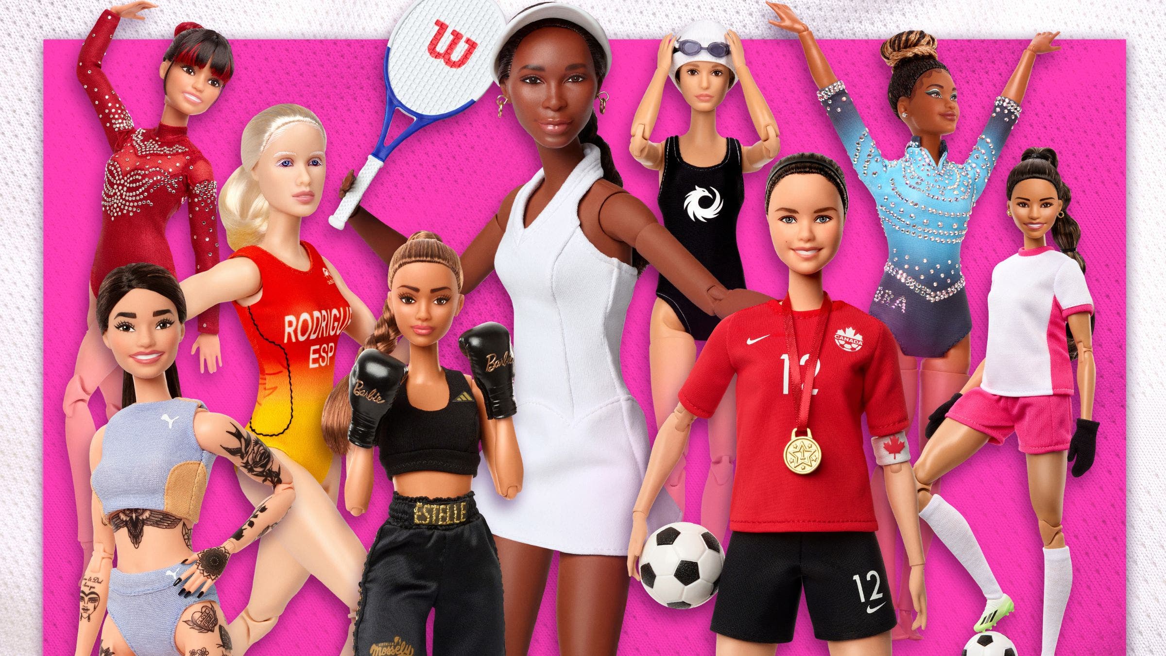 Barbie Doll Rp 9 Female Athletes Honored with Barbie Role Model Dolls