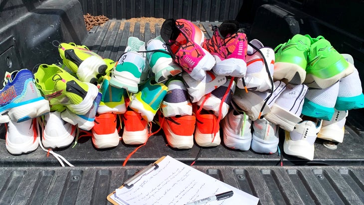 best supershoes of 2024 in a pickup truck