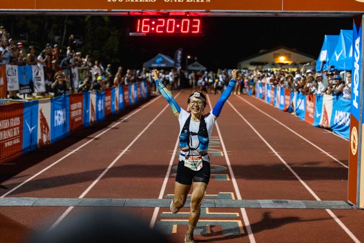 Fuzhao Xiang of China takes second at the 2024 Western States