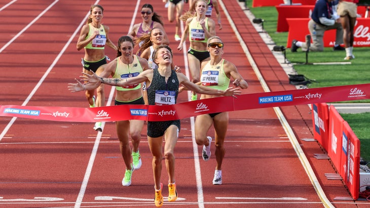 Nikki Hiltz wins the U.S. Olympic Trials 1500-meter finals