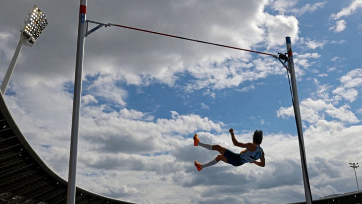 Pole vaulting 