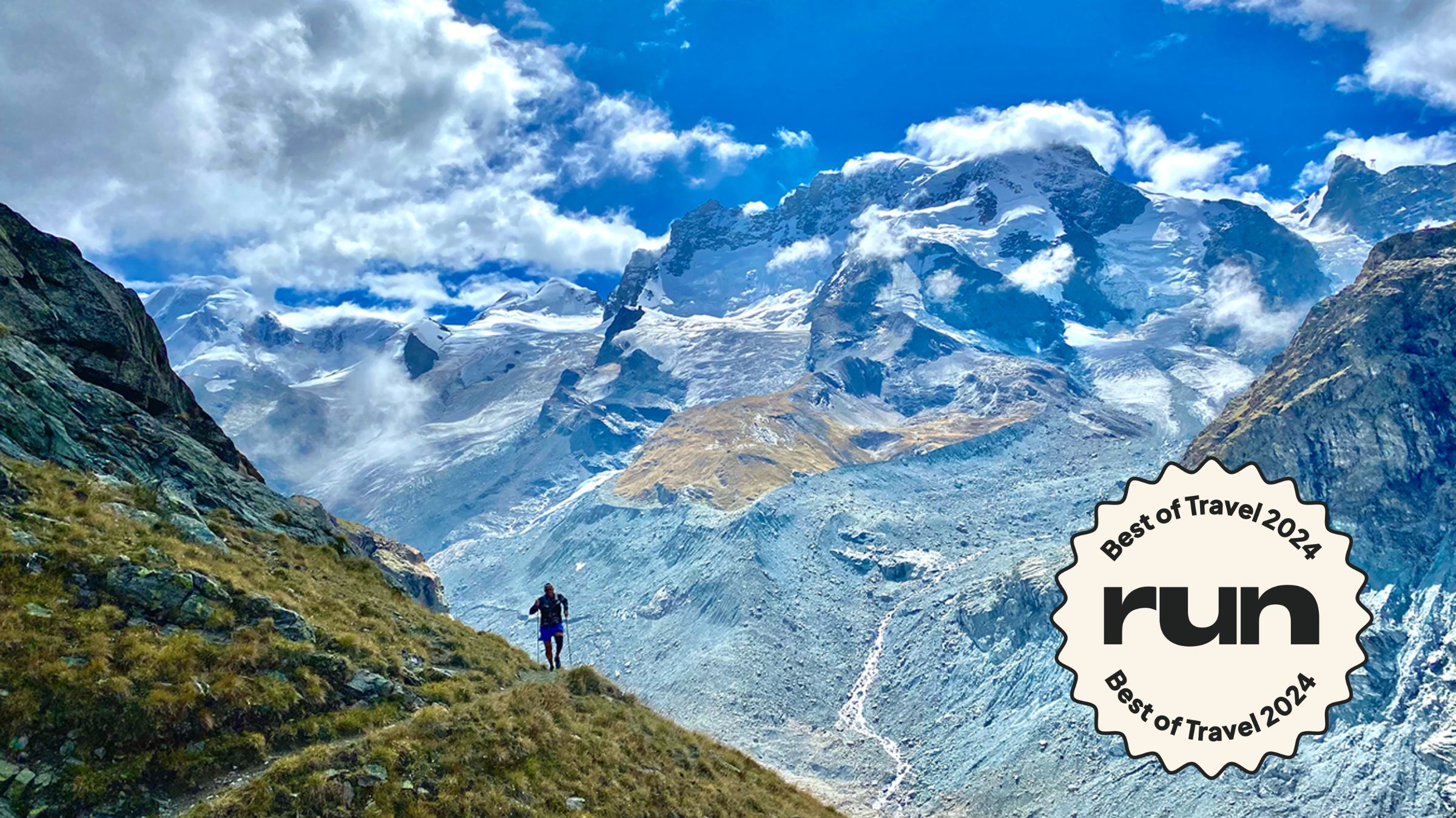 travel running in Zermatt, Switzerland