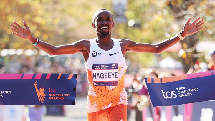 Abdi Nageeye wins the New York City Marathon
