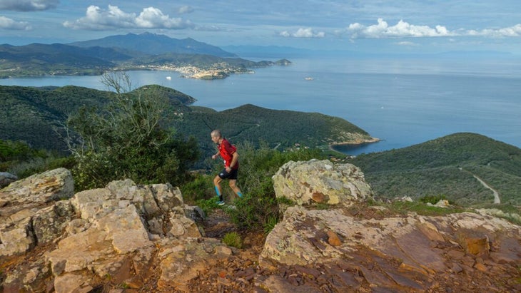 Elba Island is host to some gorgeous sea views and challenging gravel roads