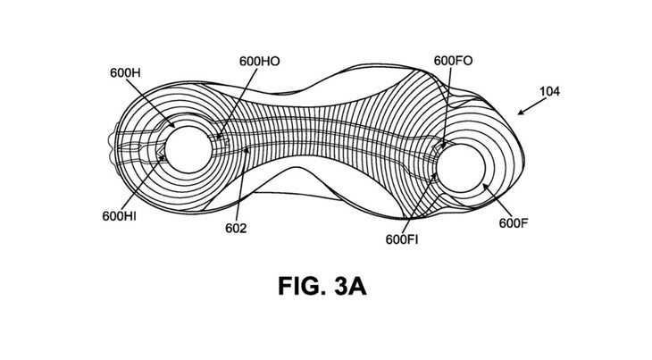 Nike Active Fluid Shoe Patent
