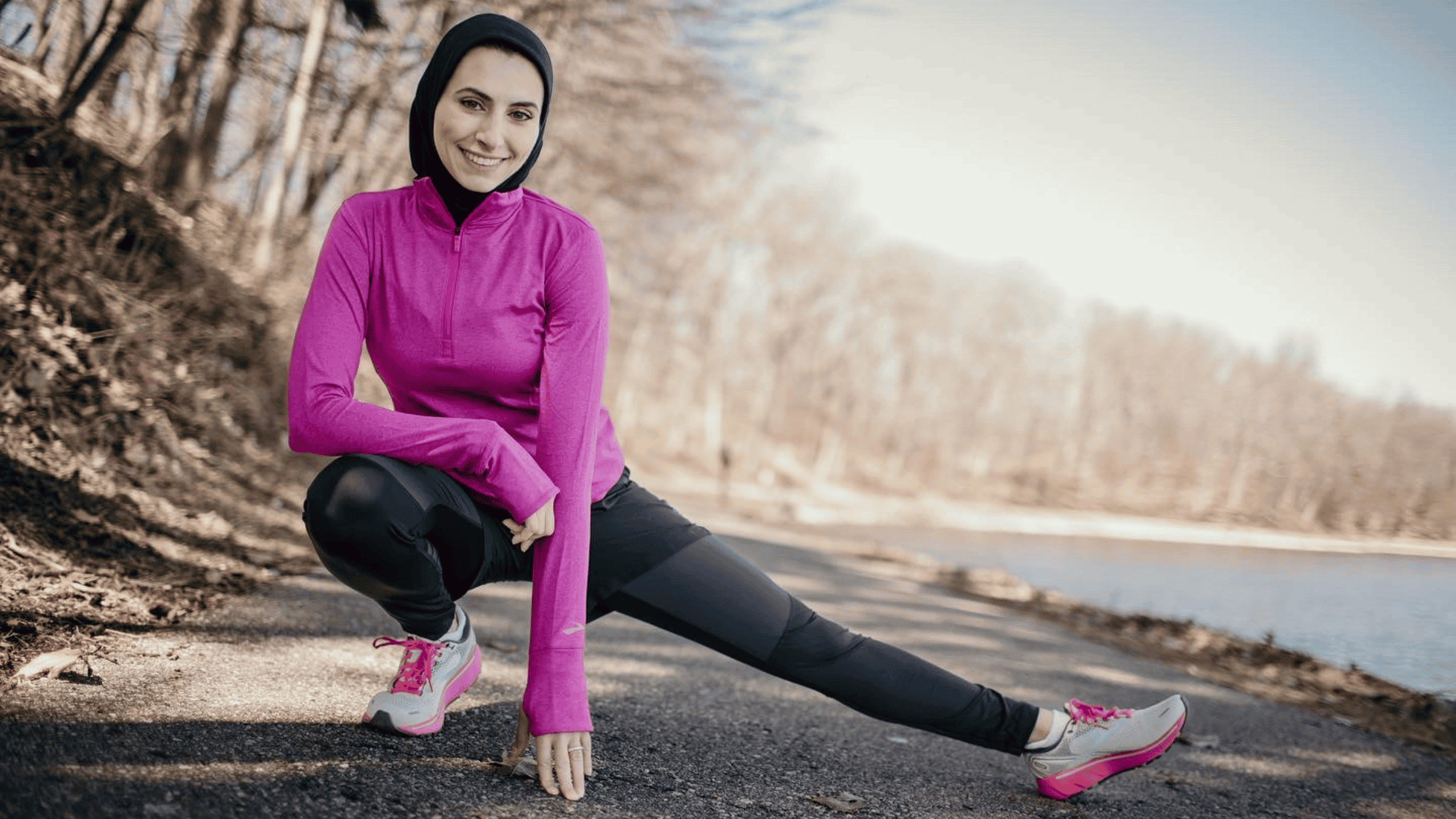 Rahaf Khatib trains through Ramadan.