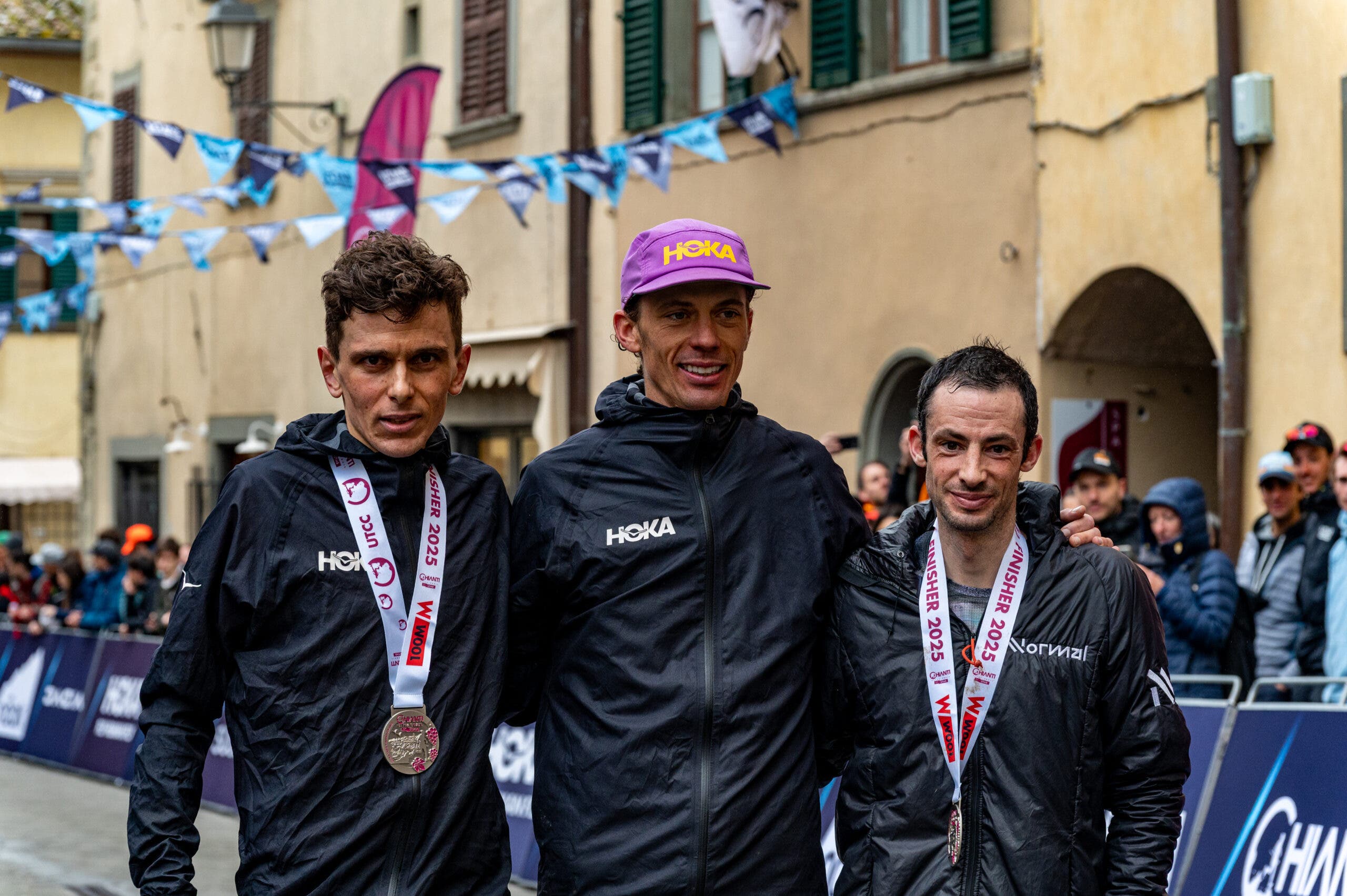 Jim Walmsley beat Kilian Jornet and Vincent Bouillard at the 2025 Chianti Ultra Trail 120K.