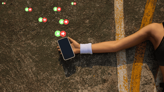 social media may be making runners slower