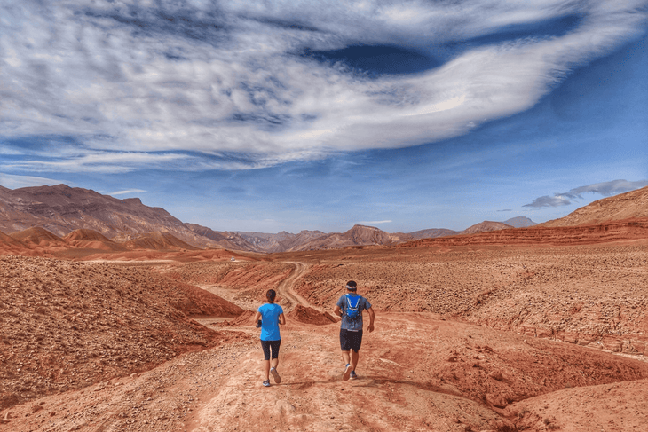 running in Morocco