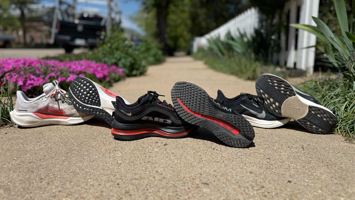 a collection of nike pegasus