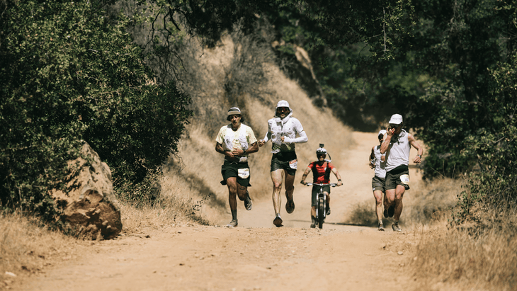 Jeff Mogavero and Kilian Jornet at the 2025 Western States 100