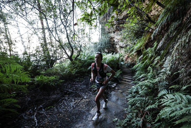 Caitlin Fielder on course at the UTA50 - Photo Korupt Vision