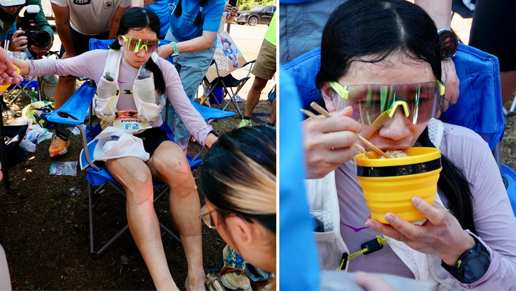 Fuzhao Xiang at the 2025 Western States 100