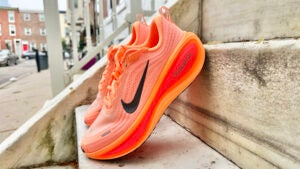 Nike Vomero Plus on steps