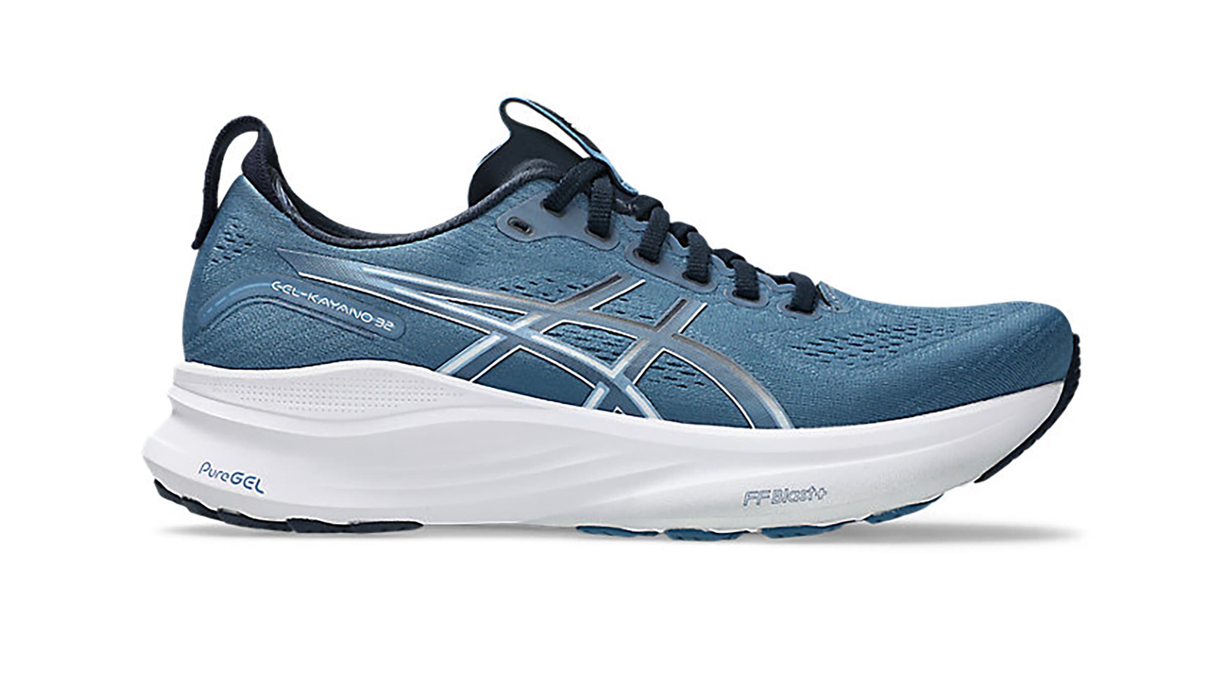 Asics Kayano 32 is one of the most popular stability running shoes and a good choice for beginner runners.