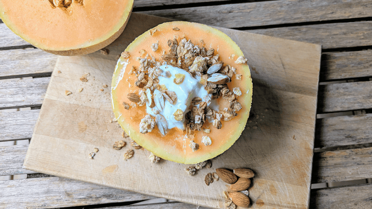 Cantaloup Recovery Yogurt Bowl