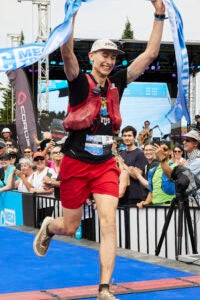 Xavier St-Cyr wins the QMT 135K race.