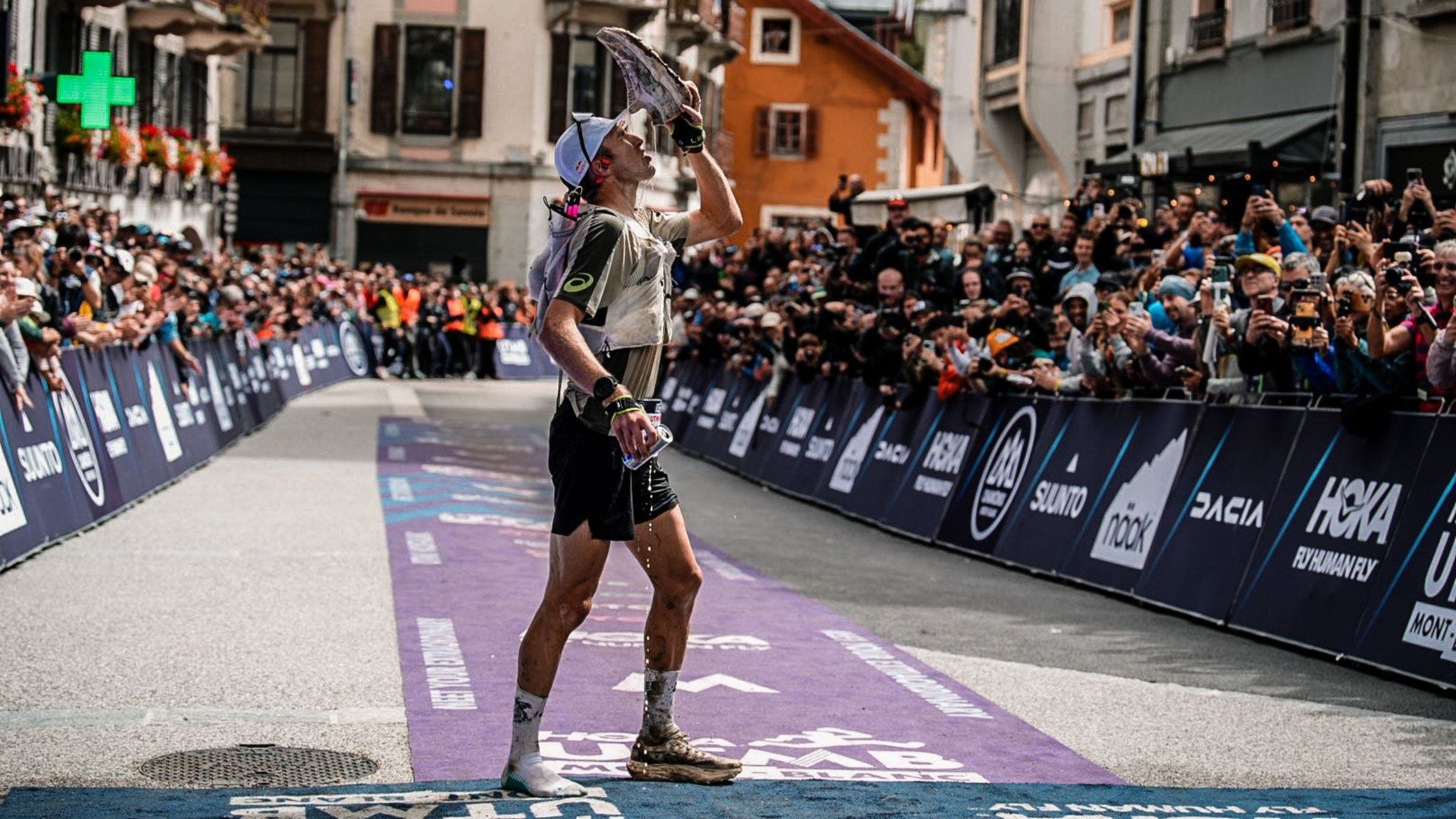 Tom Evans after the 2025 UTMB