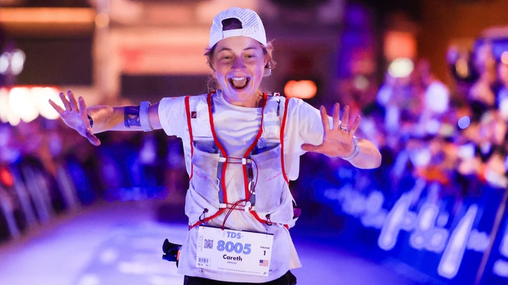 Careth Arnold credits being a mom with being able to deal with jet lag and sleep deprivation to make it to the TDS finish line as the first American winner.