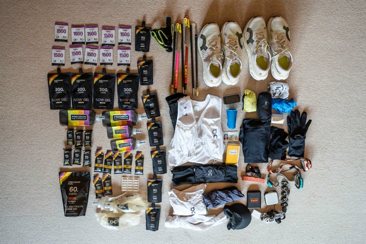 Jeff Mogavero 2025 UTMB gear