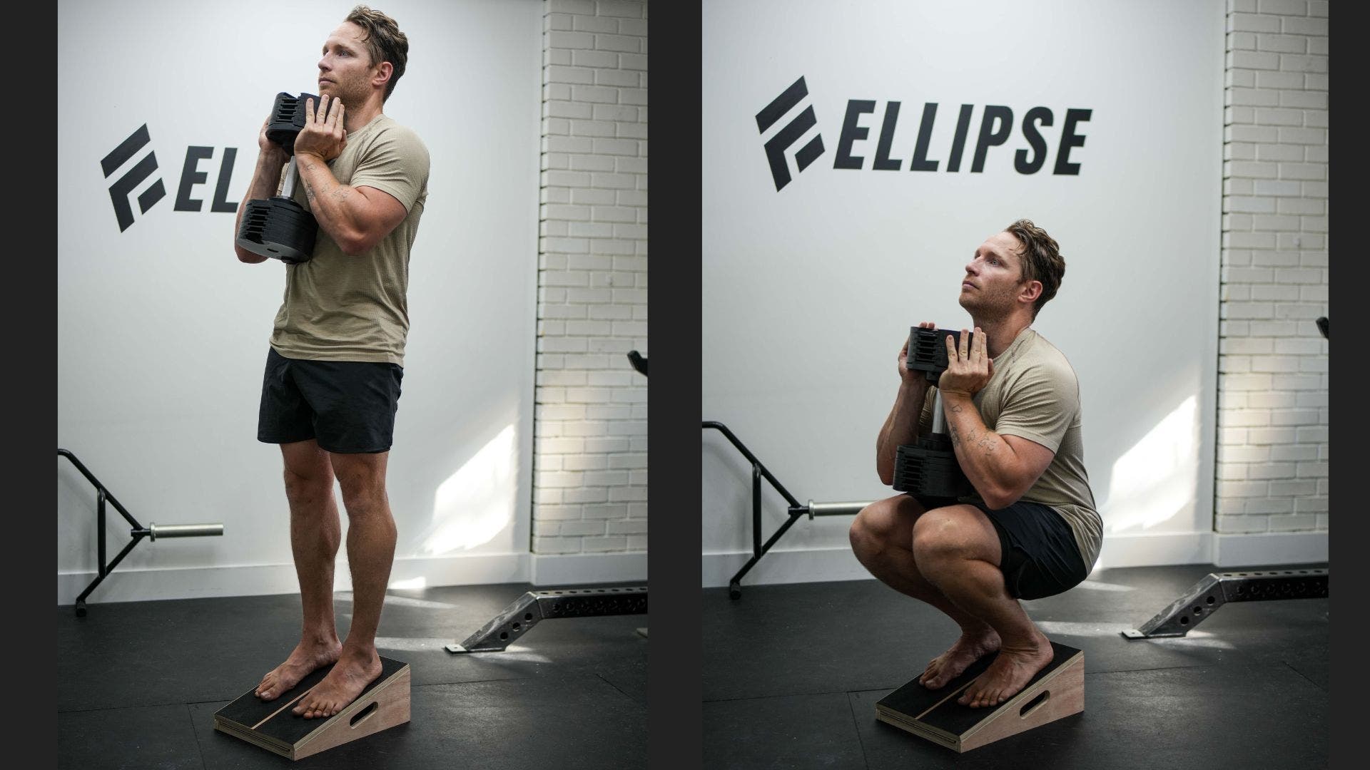 a slant board squat