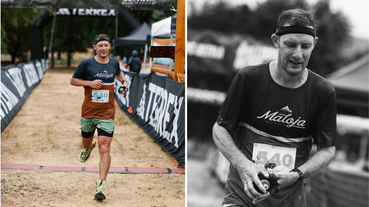 “Foster finishes the 2025 Bulldog Ultra 25K in fourth place, with a time of 1:57:13. (Photo: Everett Johnson, @everettjohnsonphoto)