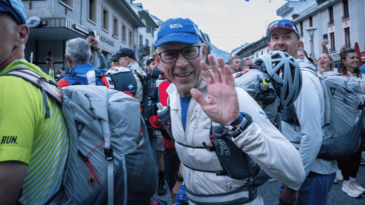 Doug Mayer at the start of the 2025 PTL.