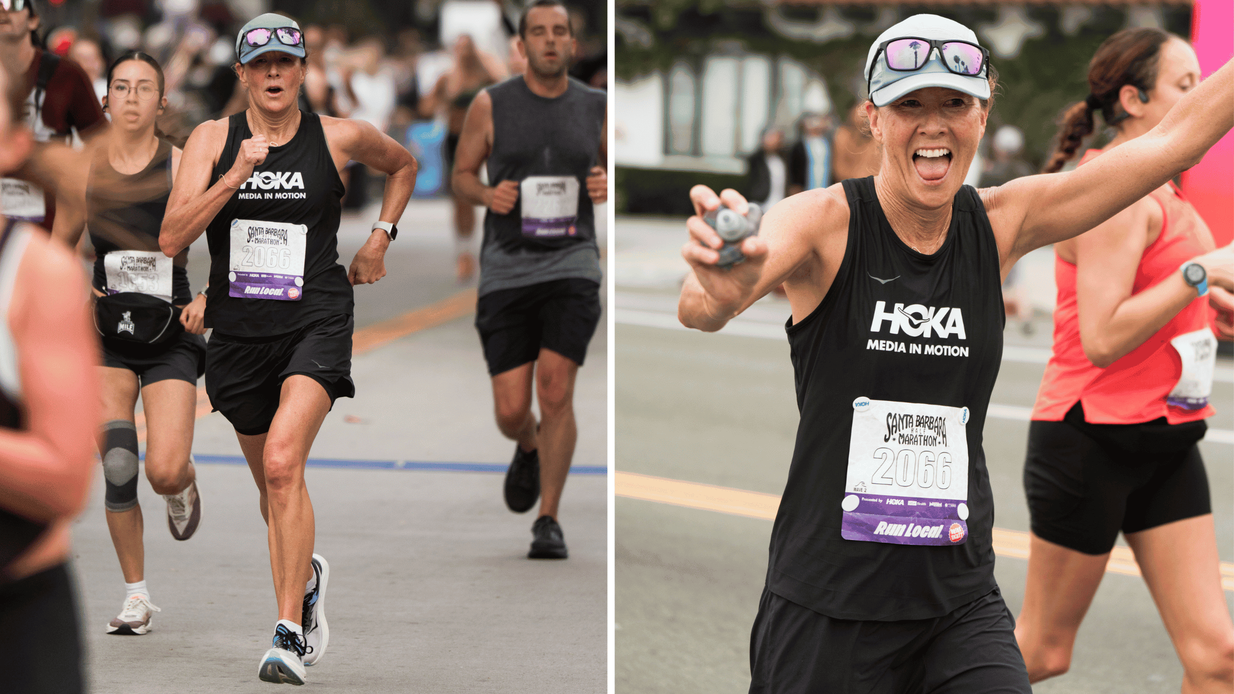 Lisa Jhung crushed the Santa Barbara Half Marathon.