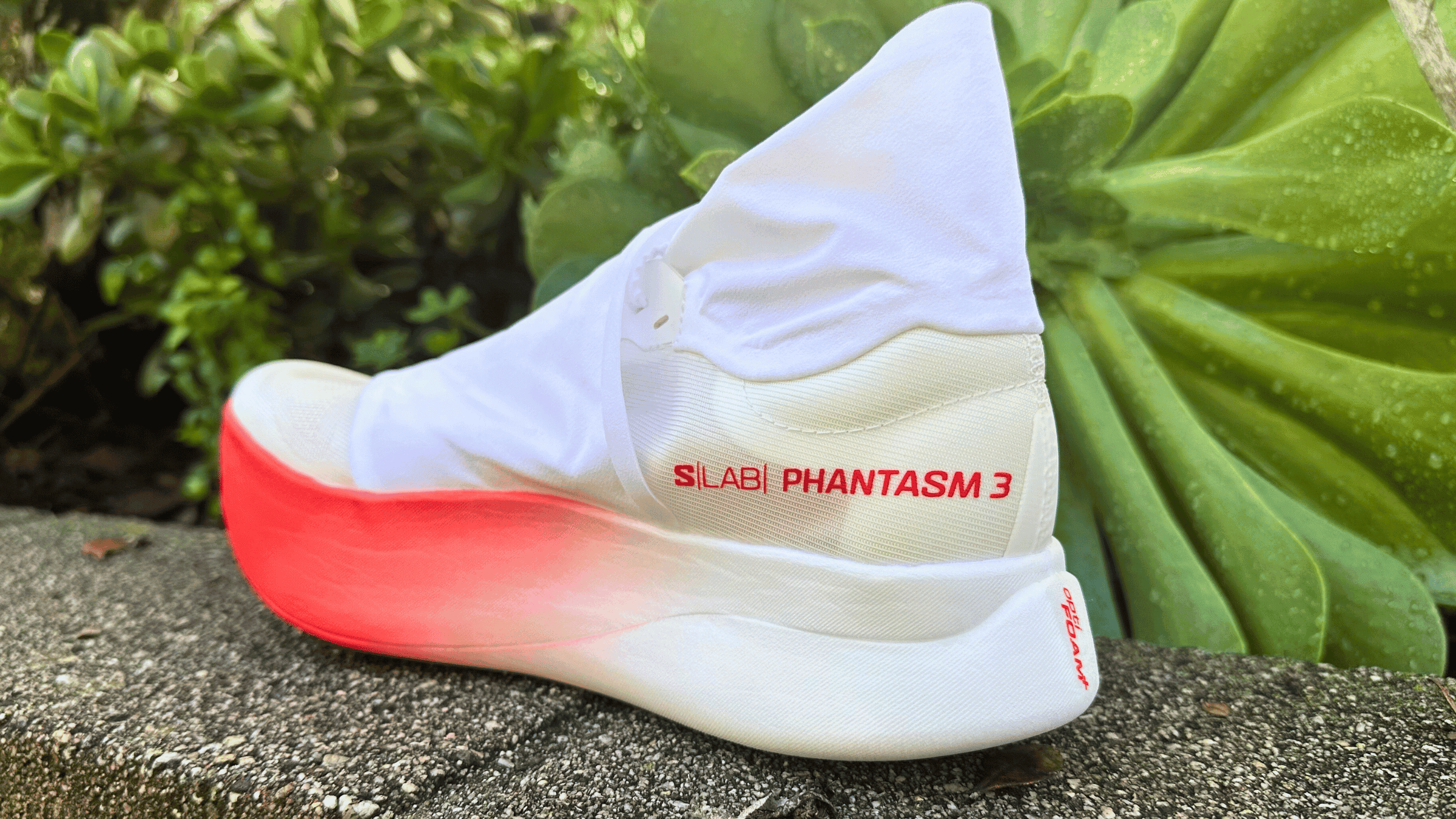 The Salomon S/LAB Phantasm 3 differentiates itself in a crowded super show market with its aerodynamic integrated upper.