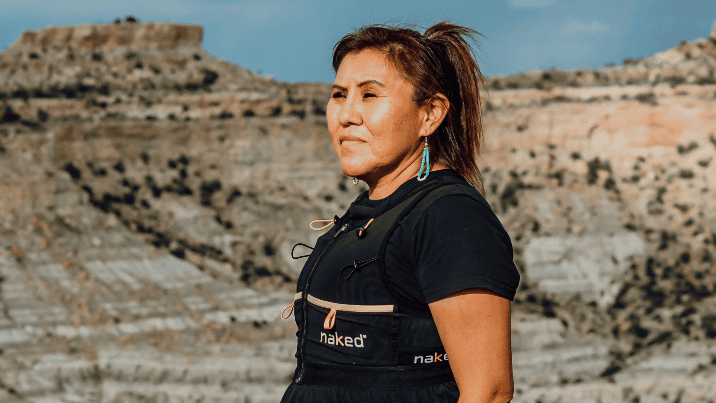 Verna NezBegay Volker, a Navajo runner and founder of Native Women Run (NWR), takes extra precautions when she leaves her home in a rural area southeast of the Twin Cities.
