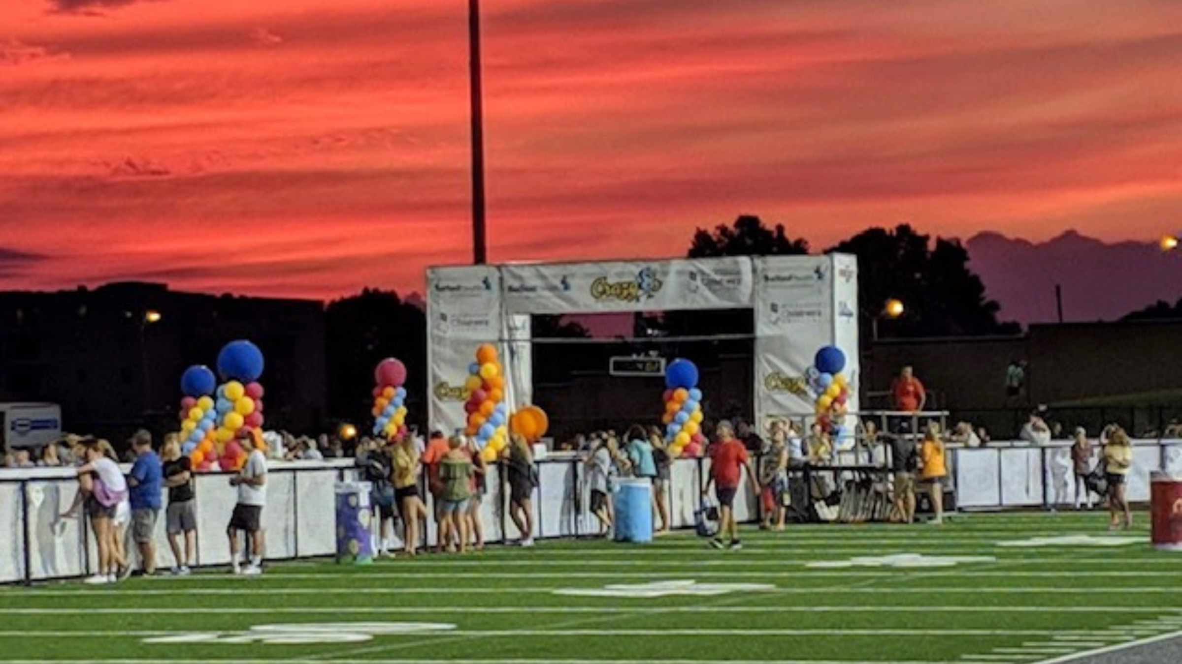 a crazy sunset in TN