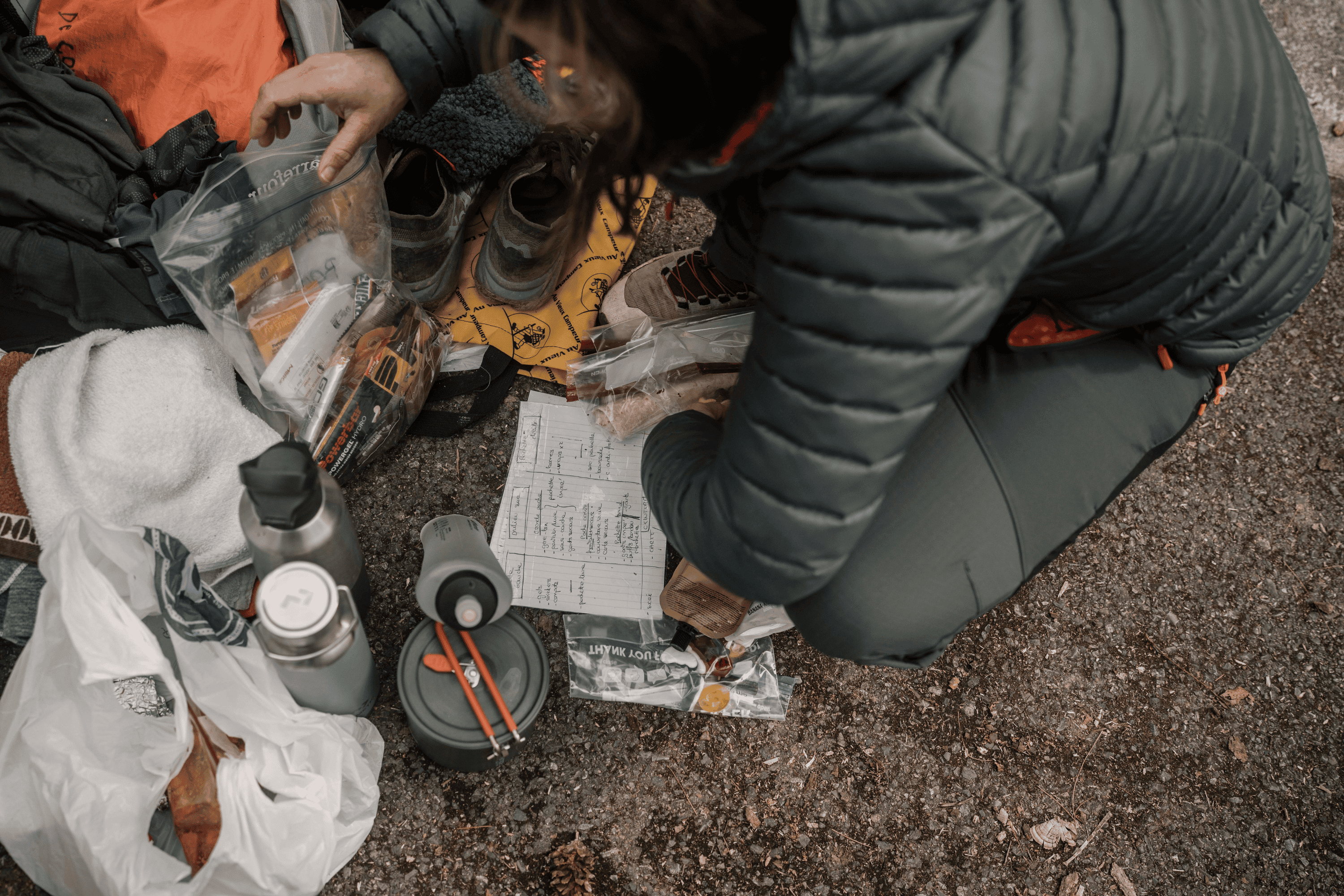 Back at camp, crews meticulously prepare for their runners to return from loop 1. No one knows when that will be, and who will be there. It’s another waiting game.