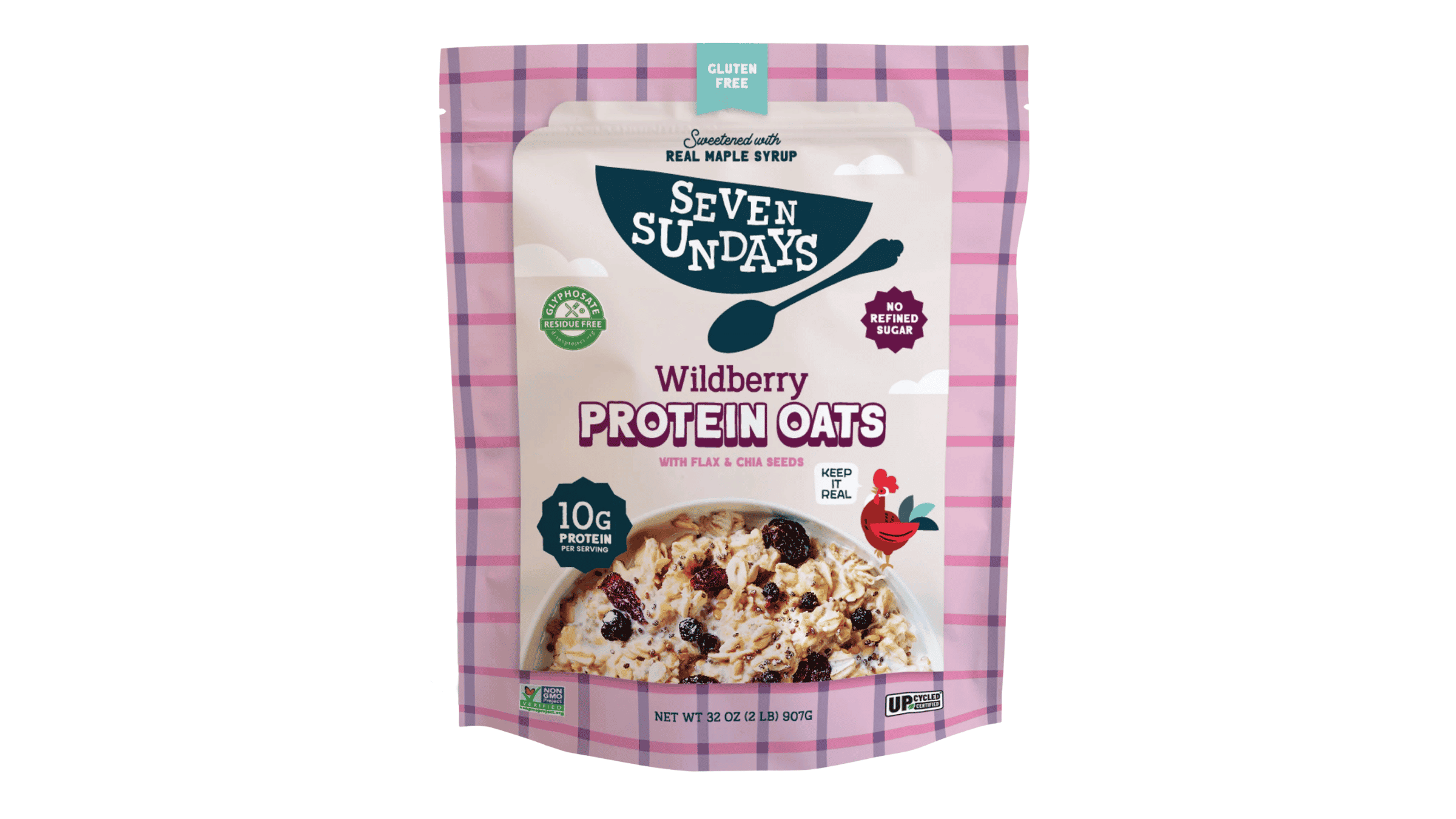 Seven Sundays Wildberry Protein Oats