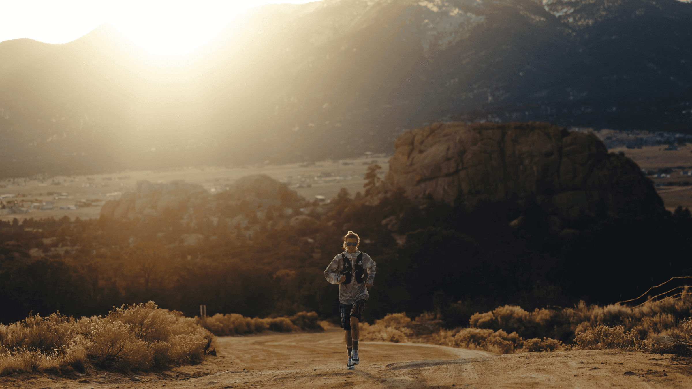 Courtney Dauwalter trains near her home in Colorado.