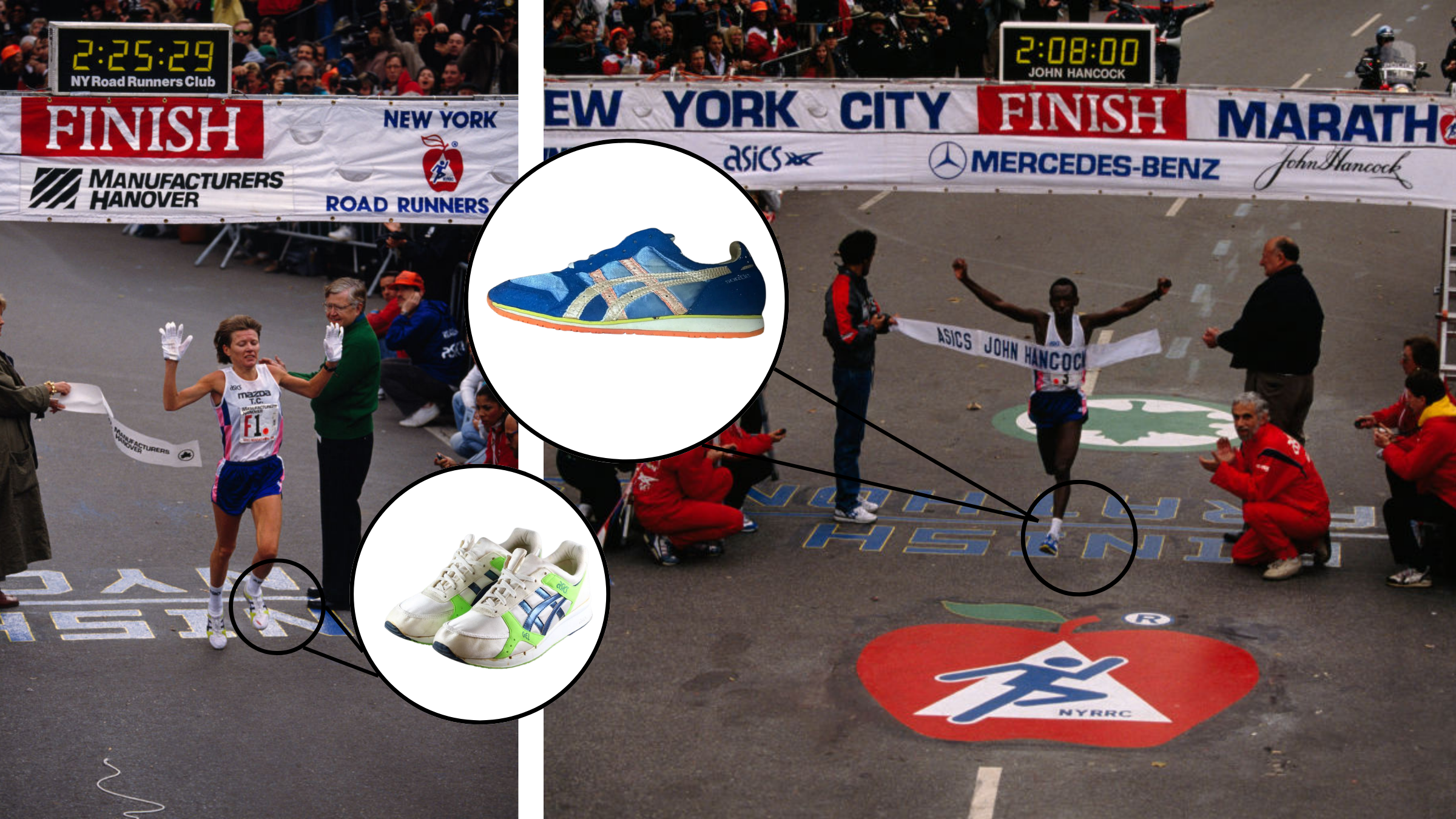 Norwegian Ingrid Kristiansen wins the 1989 women's New York City Marathon.
